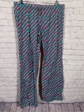 Vineyard Vines Womens "Ho Ho Ho" Christmas Print Pajama Pant Sz S Cotton Lounge